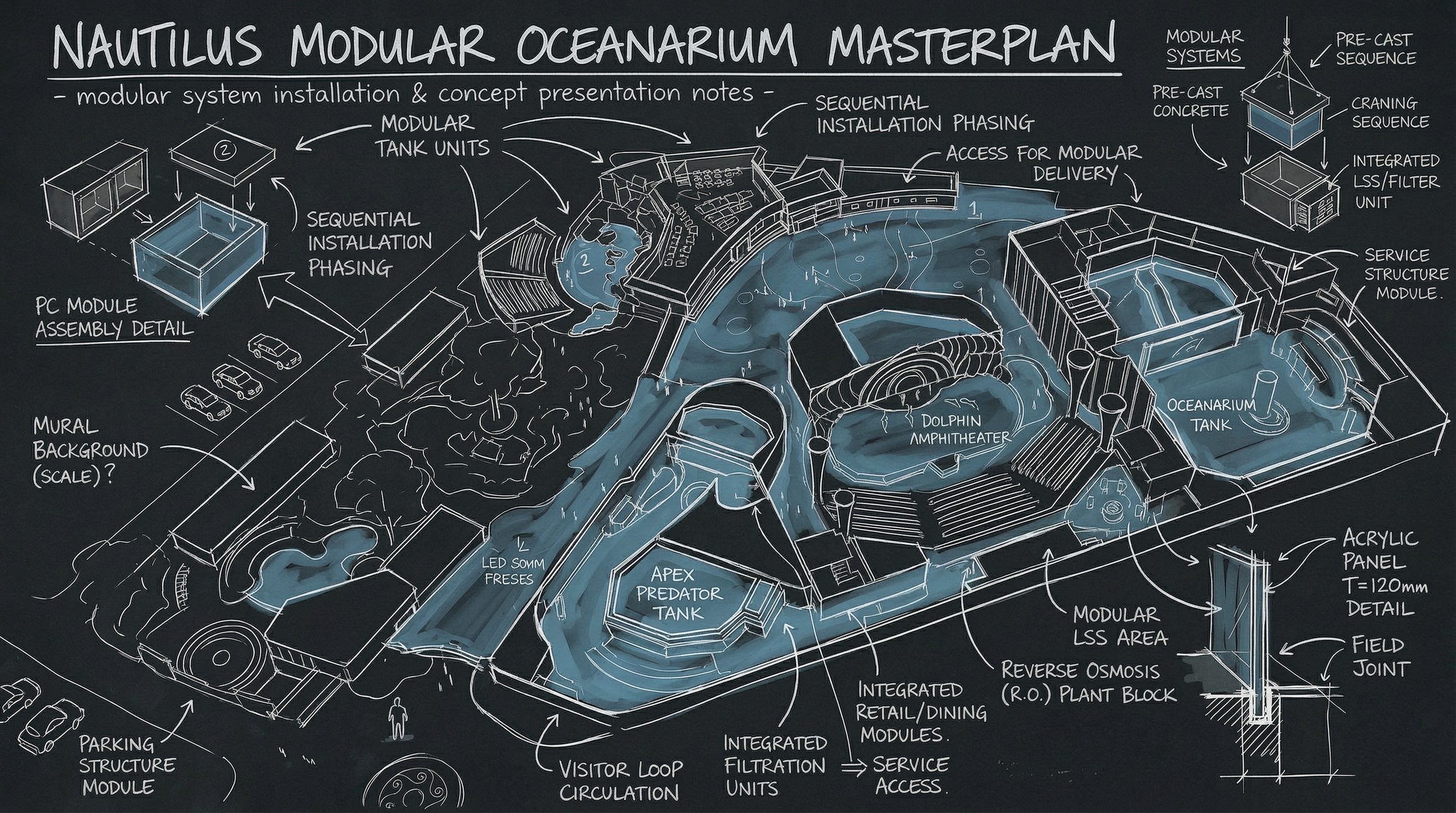 Aquarium Concept DesignPlanning